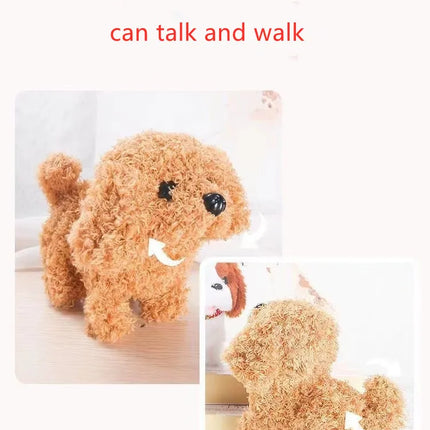 Baby Toy Dogs That Walks and Barks Tail Wagging Plush Interactive Electronic Pets Puppy  Montessori Toys for Girls Toddlers Kids