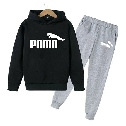 Kids Spring And Autumn Trend 2pcs Hoodie+pants Suits 3-14 Yeras Boys Girls Outfit Of The Day Tracksuits Children Clothes Sets