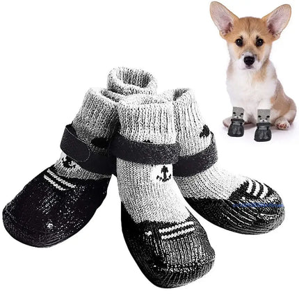 waterproof dog socks with non-slip soles