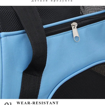 Portable Dog Cat Carrier Bag Pet Puppy Travel Bags Breathable Mesh Small Dog Cat Dogs Outdoor Tent Carrier Outgoing Pets Handbag