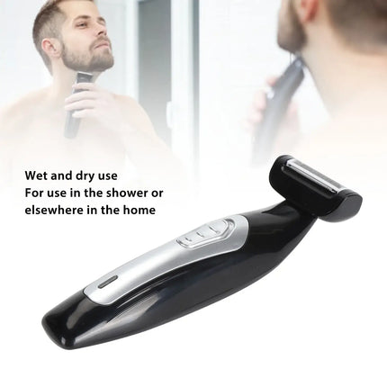 Back Trimmer for Men Extreme Reach Removable Handle Power Burst Wet Dry Use Men Back Groomer Back Hair Trimmer for Men