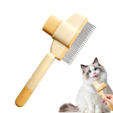 Dog Hair Remover Brush Pet Dogs Hair Brush Cat Dog Hair Grooming And Care Comb Long Hair Pet Self Cleaning Row Pet Supplies