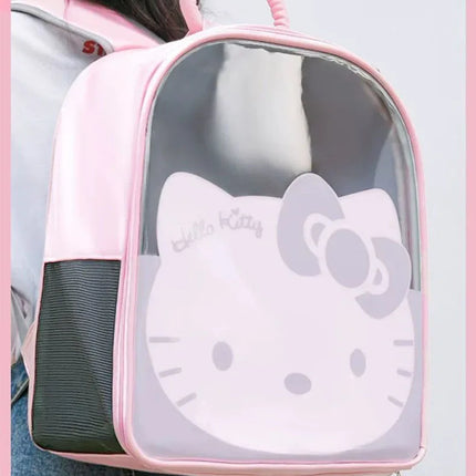 Pet Carrier Backpack with Window Transport Carrying Breathable Travel Bag Dog Space Capsule Cat Carrier