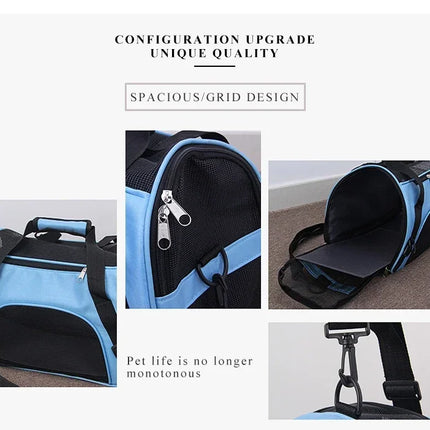 Portable Dog Cat Carrier Bag Pet Puppy Travel Bags Breathable Mesh Small Dog Cat Dogs Outdoor Tent Carrier Outgoing Pets Handbag