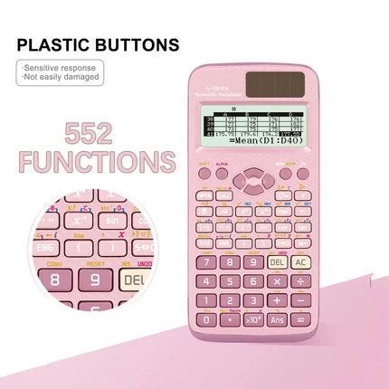 Multifunctional science function calculator-552function Specially designed for student exams, economical packaging，High-End Appe