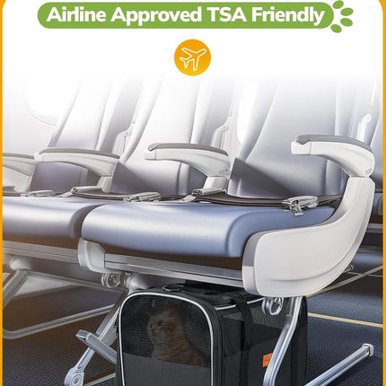 Cat Carrier Soft Portable Pet Carrier for Small Medium Cats Dogs Puppy up to 14lbs Airline Approved Dog Carrier