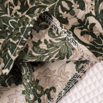 1 - 7 Y Baby Girls' Sling Cut - Out Vintage Floral Print Dress - Stylish & Breathable Summer Outfit for Kids Girls Dress