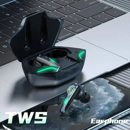 Gaming Earbuds Wireless Bluetooth Earphones With Mic Bass Audio Sound 9D Stereo Music HiFi Headset Game Sport Headphones