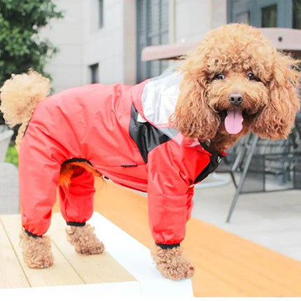 waterproof dog raincoat