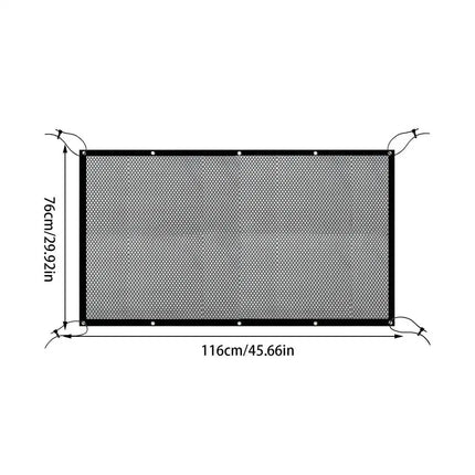 Car Dog Barrier Net Adjustable Pet Safety Divider Between Seat Heavy-Duty Foldable Isolation Net Non-slip Car Accessories For