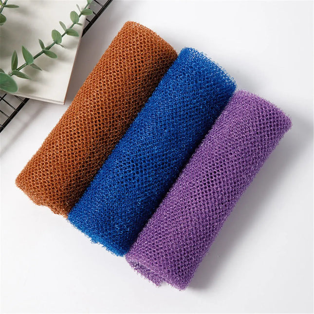 1PC African Net Bath Sponge Washcloth Reusable Long Bath Ball Net Sponge Exfoliating Net Skin Care Bathroom Accessories