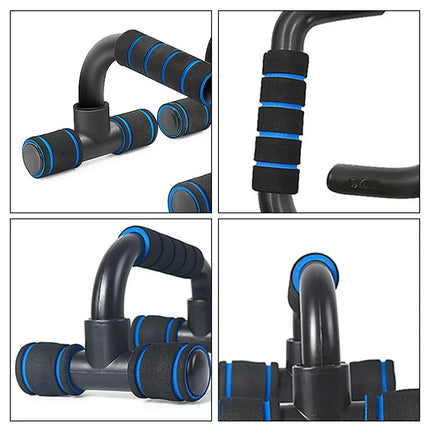 Non-Slip Push Up H-Shaped Support Bar Stand Home Fitness Power Rack Gym Handles Pushup Bars Exercise Arm Chest Muscle Training