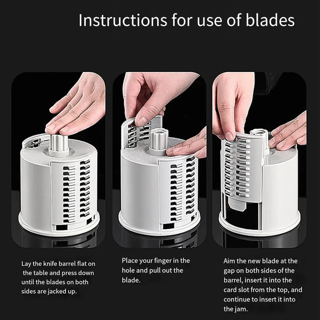 Potato Onion Garlic Chopper with Container String Chopper Food Processor Vegetable Chopper Dicer Cutter Grater Cheese Chopper