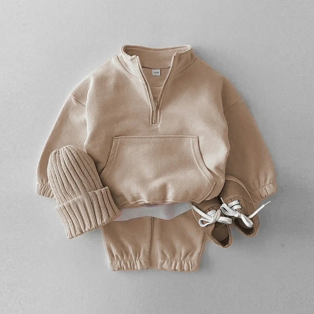 New Spring Autumn Baby Boys Girls Clothes Children Toddler Fashion Costume Kids Tracksuits Letter Hoodies Jacket Pants 2Pcs Sets