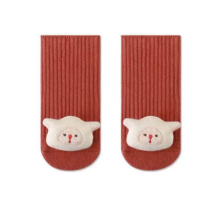 Baby Socks For Newborn Autumn Winter Infant Toddler Girls Boys Floor Home Anti-slip Socks Cartoon Animal Cotton Soft Sock 0-3Y