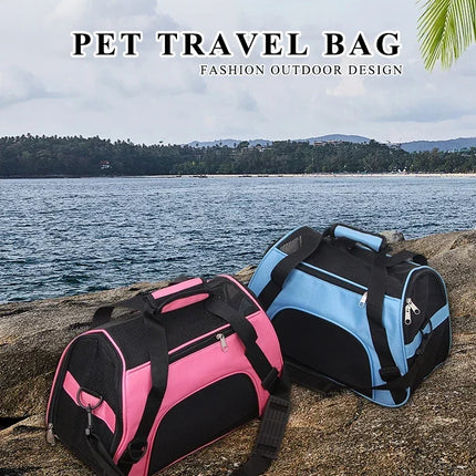 Portable Dog Cat Carrier Bag Pet Puppy Travel Bags Breathable Mesh Small Dog Cat Dogs Outdoor Tent Carrier Outgoing Pets Handbag