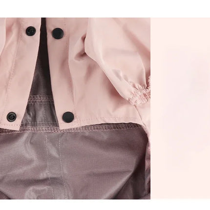 Pet dog clothing, rainproof, breathable and reflective clothes, dog four-legged raincoat, cat and dog supplies french bulldog