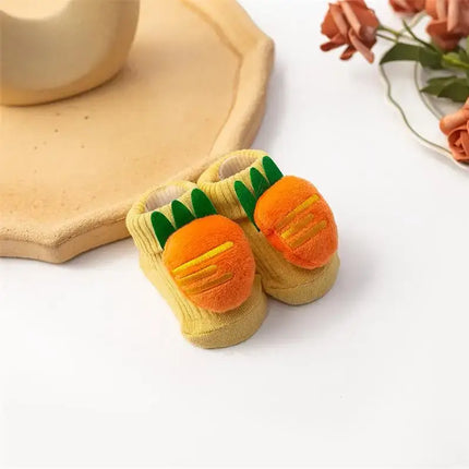 Cute Baby Girl  Boy Socks Cotton Baby Socks Rubber Anti Slip Boy Girl Floor Kids Toddlers Sock Infant Newborn Gift