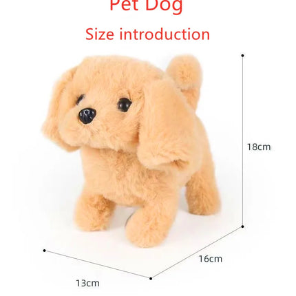 Baby Toy Dogs That Walks and Barks Tail Wagging Plush Interactive Electronic Pets Puppy  Montessori Toys for Girls Toddlers Kids