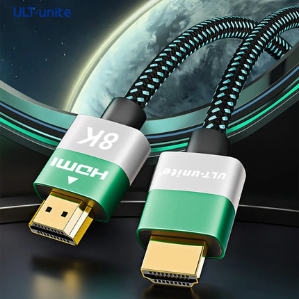 8K HDMI to HDMI 2.1 Cable 48Gbps High Speed 8K 60Hz 4K HDMI-compatible Cable for Switch Laptop Monitor Camera TV Smart Devices