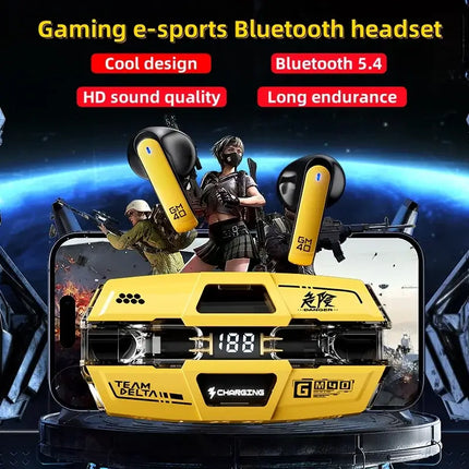 TWS Wireless Headset Bluetooth 5.4 GM40 Gaming Headset Stereo Audio Headset HiFi Dual Mode Headset for Gaming Music