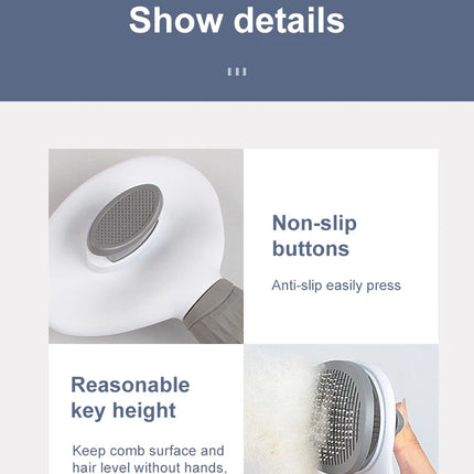 Dog Hair Remover Brush Cat Dog Hair Grooming And Care Comb For Long Hair Dog Pet Removes Hairs Cleaning Bath Brush Dog Supplies