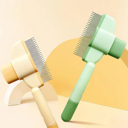 Dog Hair Remover Brush Pet Dogs Hair Brush Cat Dog Hair Grooming And Care Comb Long Hair Pet Self Cleaning Row Pet Supplies