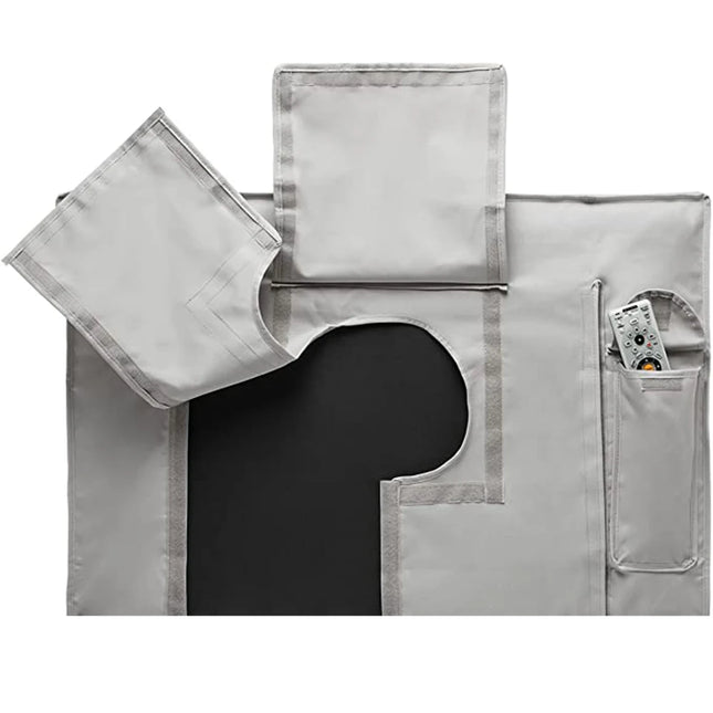 Weatherproof Dust-proof Outdoor TV Cover Beige 70" 75" 40" 46" 50" 55" 60" 65" Protect TV Screen Garden Patio Outdoor TV Cover