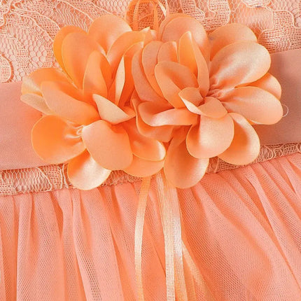 HETISO Girl Dresses with Bag long Sleeve Coat Tulle Princess Ball Gown for Kids in Party Birthday Graduation Christmas 3-10Y