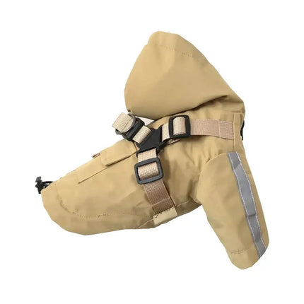 reflective dog raincoat for small dogs