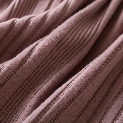 Baby Girl Button Front Solid Rib Knit Long-sleeve Dress Soft and Comfortable Perfect for Outings Daily Casual Wear Kids Clothes