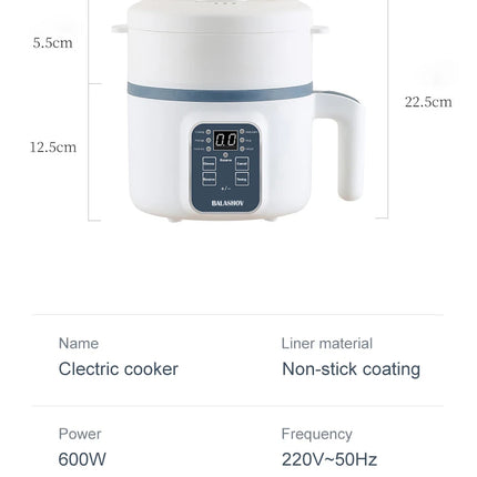 1.7L Electric Rice Cooker Single Double Layer 220V Multi Cooker Non-Stick Smart Mechanical MultiCooker Steamed Rice Pot For Home
