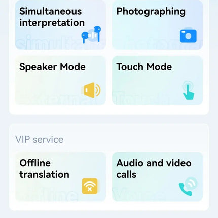 V20 Wireless Translator Earbuds 150-Language Two-way Real-time Translation Instant Voice Translator for Travel Business Learning