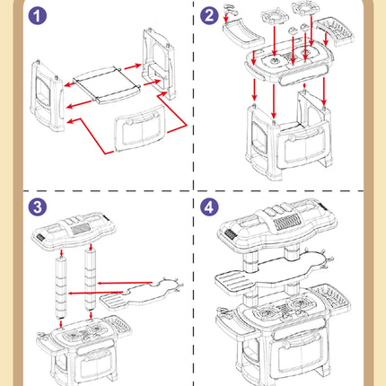 Miniature Kitchen Cooking Set Kid Toys, Food Drink Pop Cans Pretend Play Mini Kitchen Game Accessories Set House Games Gifts