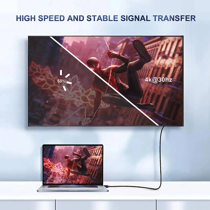 4K@60Hz For HDMI Male to Male Cable High Speed 2.0 Cable Gold-Plated Connectors Cable HDR 3D 2160P 1080P UHD TV Blu-ray Xbox PS
