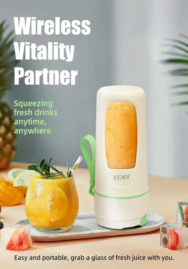 Portable Electric Juicer Blender Rechargeable 8 Blades
