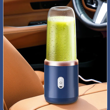 Portable Juicer Cup Smoothie Blender 6 Blade Blender Bottle  Household Fruit Juicer Cup USB Rechargeable Juicer Kitchen Tool
