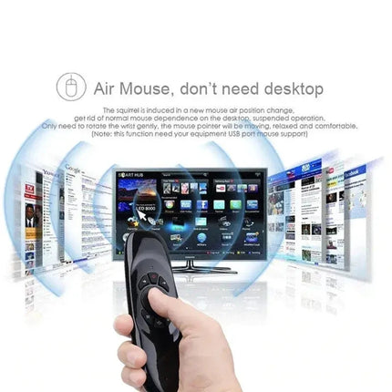 C120 Air Mouse Mini Keyboard Mouse Somatosensory Gyroscope Double-Sided Remote Control for PC Android TV Box