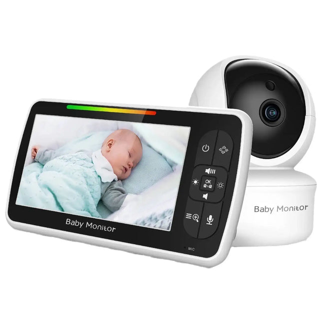 HD video baby monitor with camera and audio