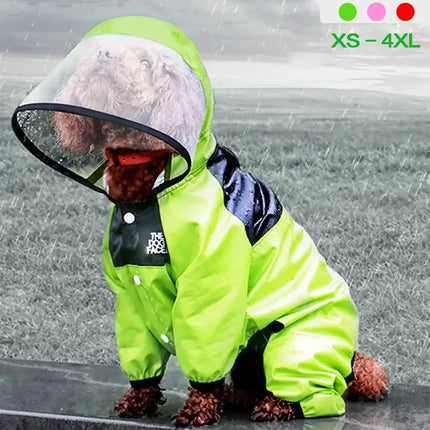 waterproof dog raincoat