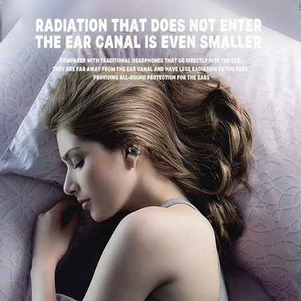 Ultra Open Ear Earbuds - Ergonomic Clip-On Earbuds, Small Bone Conduction Over-The-Ear Headphones with Waterproof Design, Perfec