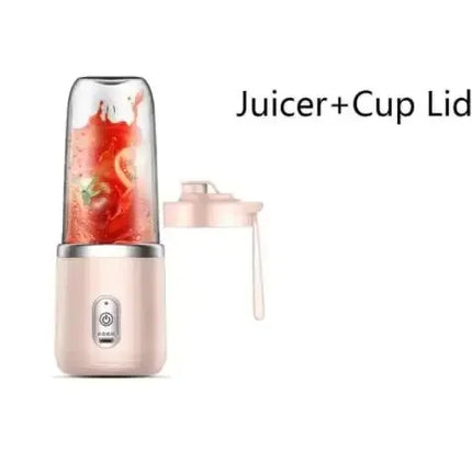 Portable Blender Bottle Electric 6 Blades Multifunction Juice Blender Fresh Juice Smoothie Blender Ice CrushCup Food Processor