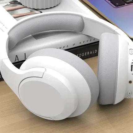 Bluetooth Wireless Over-Ear Headphones with 48H Playtime and with Microphone, HiFi Stereo Foldable Lightweight Headphones for de