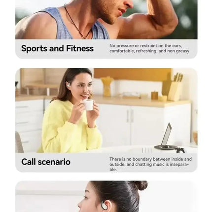 EARDECO Business Auriculares Bluetooth Headphones Wireless Earphones Earbuds Bass Stereo Sport Headset with Mic Audifonos