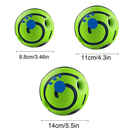 Dog Toy Wobble Wag Giggle Ball Getting Dog Attention Toy Fun Giggle Sounds When Rolled or Shaken Pets Know Best As Seen On TV