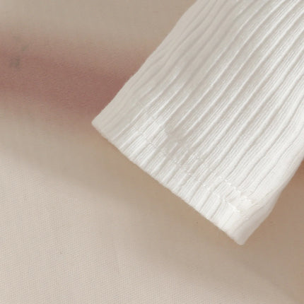 Baby Girl Outfit Set 0 - 3Y Baby Clothing Mock Neck Flower Applique Ribbed Top and Color Block Bow Skirt Cute Casual Party Wear