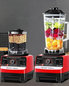 2000W Heavy Duty Commercial Blender Food Processor 220V