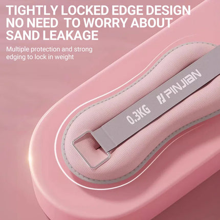 2PCS Ankle Weights Soft Sand For Yoga Running Gym Fitness Body Training Non-Slip Durable For Men Women