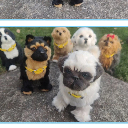 New Simulation Robot Dog Electronic Pet Sound Control Walking Nodding Music Touch Control Robot Animal Pet Children Toy Gifts