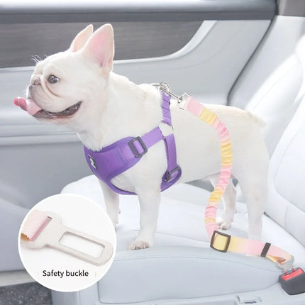 Pet Safety Belt for Dogs, Car Seat Artifact for Small and Medium Puppies, Safety Buckle for Cats, Fighting Teddy Supplies